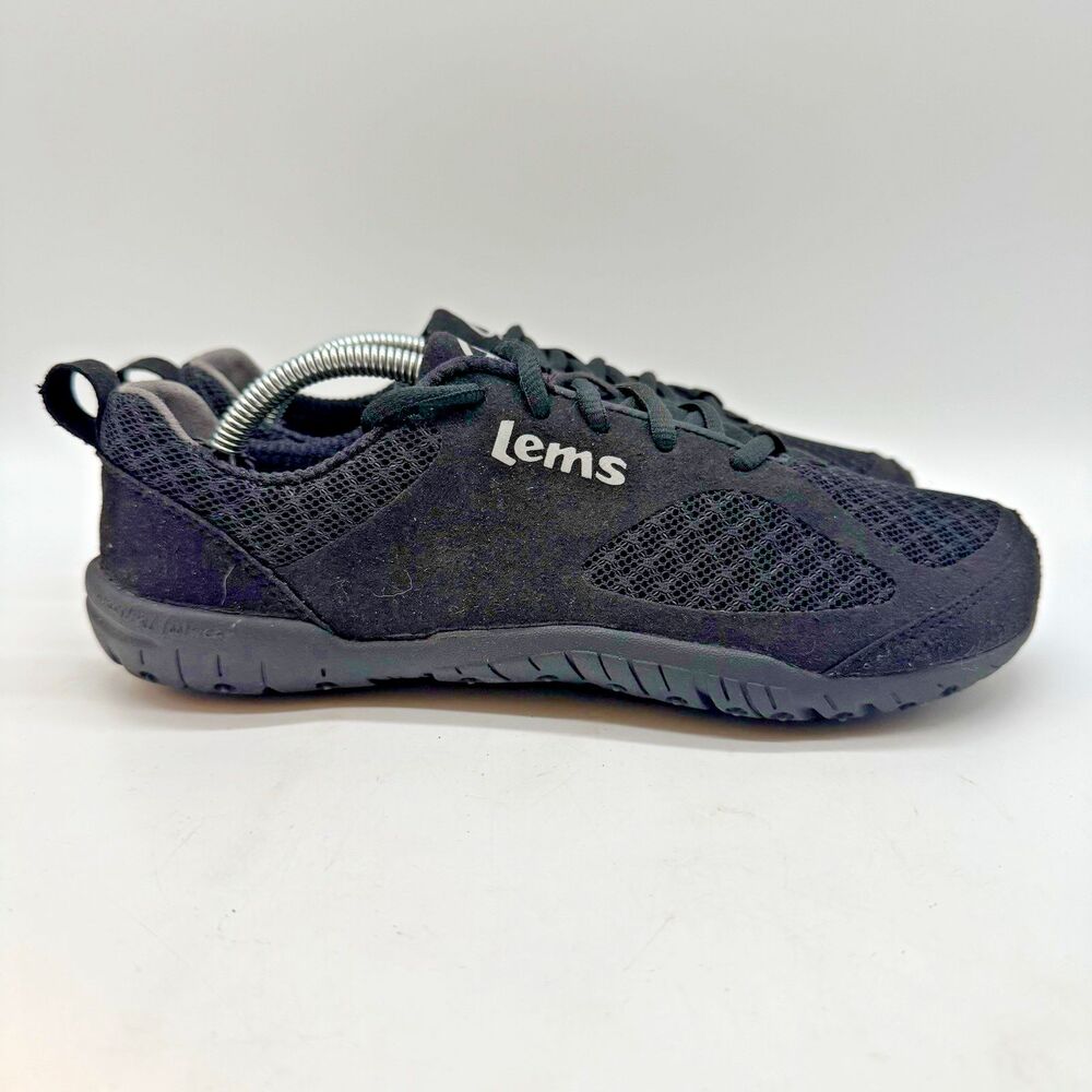 Lems Primal 2 Shoes Women's US 9 EUR 40 Black Mesh Minimalist Barefoot Sneakers
